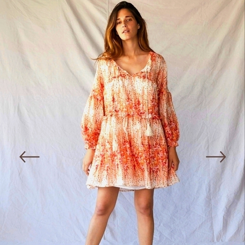 Christy Dawn The Adeline Dress Sunset Gladiola Dress XS NWOT